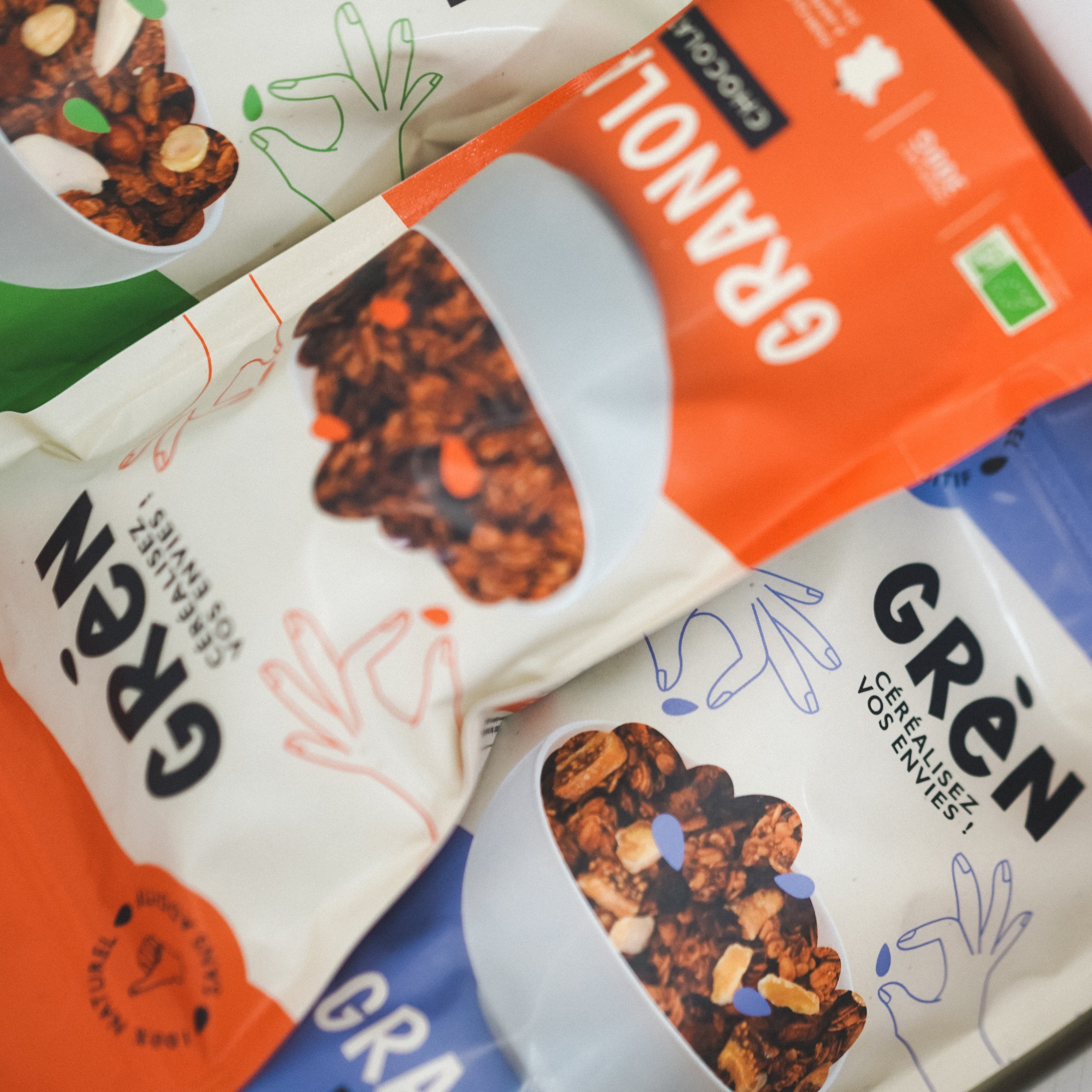 Lot découverte granolas.