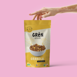 paquet de granola cacahuètes GRÈN